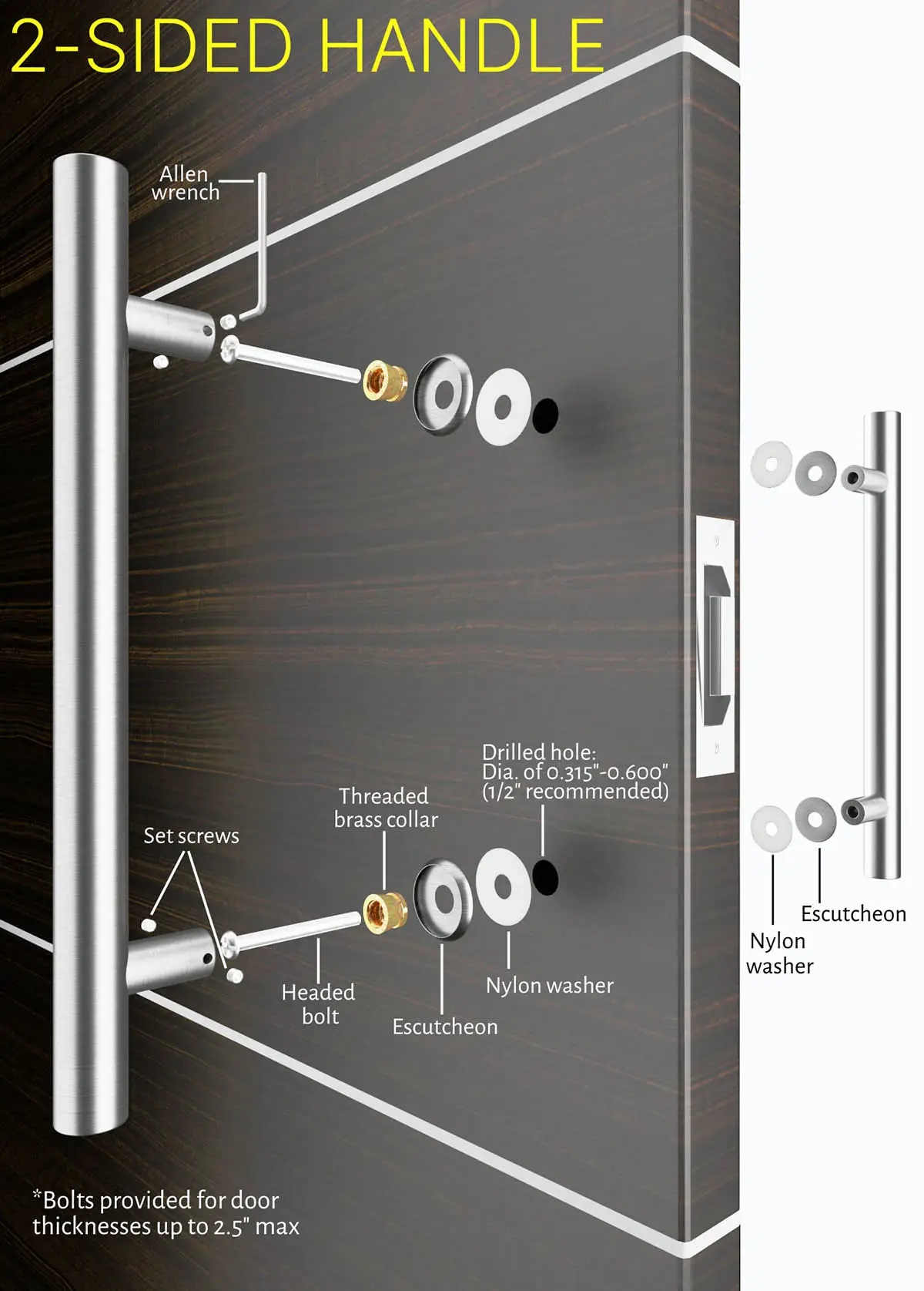 2-sided handle