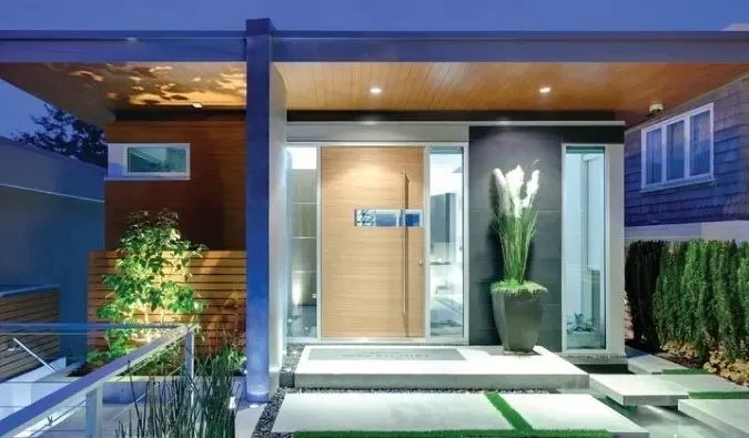 modern-door-pulls-handles-stainless-steel-front-door-entrance-porch-wood-brushed-satin-nickel-1